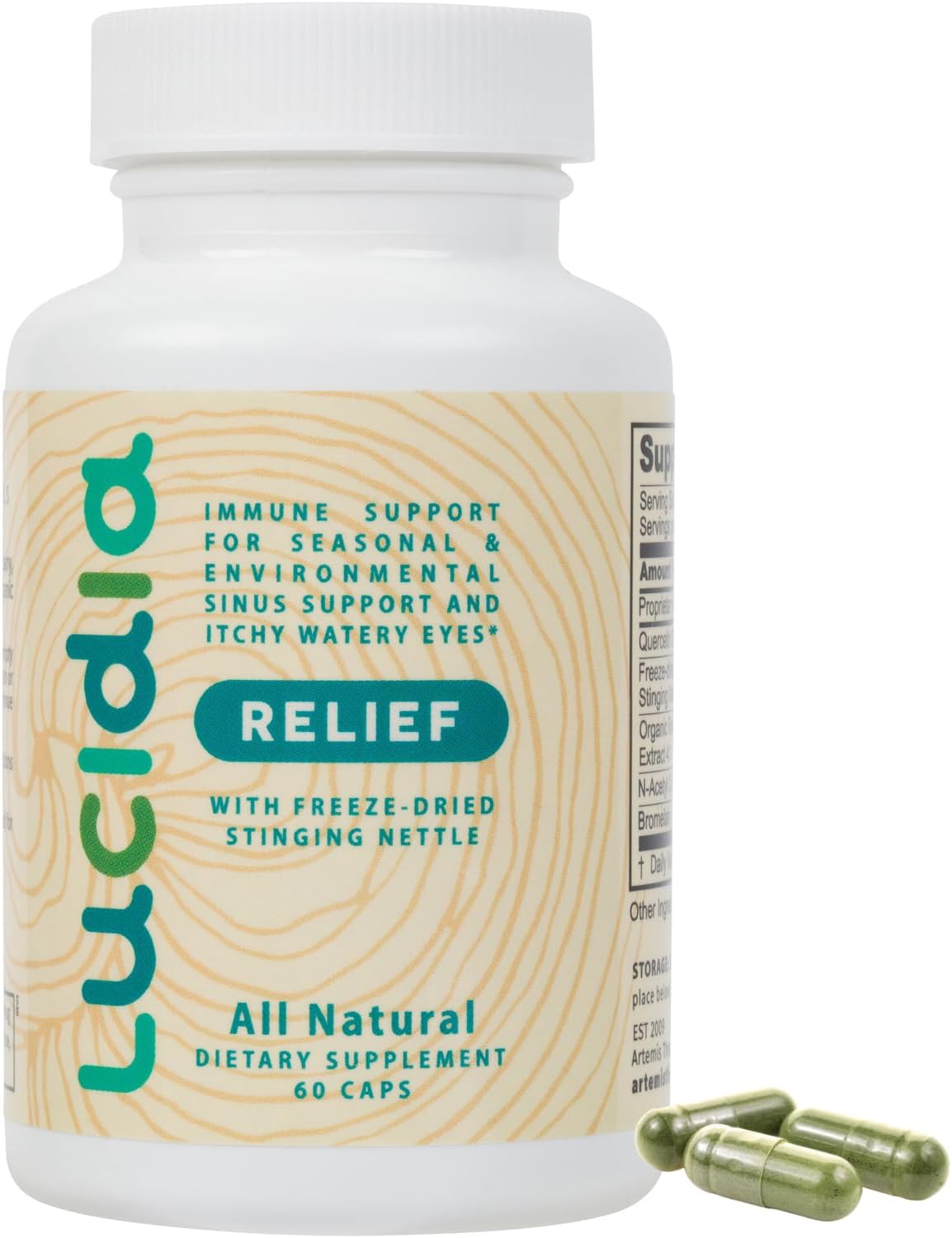 Slot 1 — Current live bottle (RELIEF)